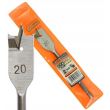 Burghiu lemn, plat, 20 mm, Richmann