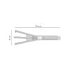 Mini grebla din fibra 3 dinti, 29 cm, RICHMANN