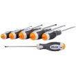 Set surubelnite late si cruce, sertar TIP A (385x150 mm) pentru dulap mobil, PH1-3, 3-6 mm, 100 mm, 6 buc, RICHMANN EXCLUSIVE