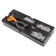 Cleste nituri, sertar TIP A (385x150 mm) pentru dulap mobil, 3.2, 4, 4.8 x 11 mm, 1 buc cleste + rezerve nituri (150 buc/3 dimensiuni), RICHMANN EXCLUSIVE