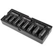 Set capete tubulare de impact lungi, sertar TIP A (385x150 mm) pentru dulap mobil, 13-27 mm, 1/2
