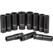 Set capete tubulare de impact lungi, sertar TIP A (385x150 mm) pentru dulap mobil, 13-27 mm, 1/2
