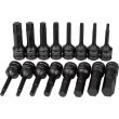 Set capete tubulare de impact TORX si IMBUS, sertar TIP A (385x150 mm) pentru dulap mobil, T30-T80, H5-H19, 1/2