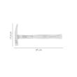 Ciocan zidar ingust, maner fibra, 510 g, RICHMANN EXCLUSIVE