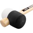 Ciocan cauciuc, alb-negru, 665 g, RICHMANN EXCLUSIVE 
