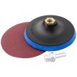 Suport cauciuc cu scai, 125 mm, pentru flex, RICHMANN