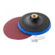 Suport cauciuc cu scai, 115 mm, pentru flex, RICHMANN