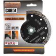 Discuri diamantate turbo, subtiri, ceramica, taiere umeda si uscata, set 10 buc, 125 mm/22.23 mm, Richmann Exclusive