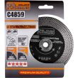 Disc diamantat turbo subtire, dublu segmentat, placi ceramice, taiere umeda si uscata, 125x22.23x1.3 mm, Richmann Exclusive