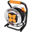 Prelungitor electric industrial pe tambur 25m 3x1.5 IP44 1100W-3200W 16A