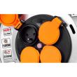 Prelungitor electric industrial pe tambur 25m 3x1.5 IP44 1100W-3200W 16A