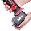 Polizor unghiular (flex) 125 mm fara fir cu acumulator 4 Ah, 20 V, incarcator + 2 discuri si manusi
