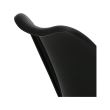 Scaun stil scandinav, negru, 45x40x78 cm