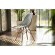 Scaun stil scandinav, PP, lemn, gri, 45x56x77 cm, Cava 