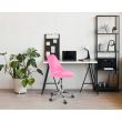 Scaun de birou, rotativ, roz, 51x78/90 cm