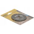 Disc diamantat segmentat mini, 76x1.0x10 mm, pentru lemn, PAL, PVC, DREL