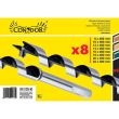 Burghie lemn LEWIS 8-22x460 mm DREL, set 8 buc-DREL