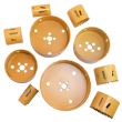 Carota Bimetal pentru gaurit otel, aluminiu, plastic, lemn, gips carton, 200 mm, Dedra