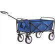 Carucior de gradina, pliabil, Chomik, albastru, max 70 kg, 116x54x90 cm
