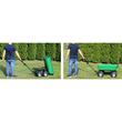 Carucior de gradina, transport, Chomik, metalic, verde, max 300 kg, 110x51x50 cm