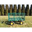 Carucior de gradina, transport, Chomik, verde, max 450 kg, 102x52x72 cm