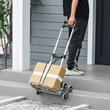 Carucior transport marfa pentru scari, trepte, 6 roti, max 70 kg, 47x47x100 cm