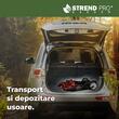 Carucior pliabil pentru transport Strend Pro pliat, in portbagajul masinii