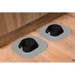 Castron, bol, pentru caine, pisica, rPET si TPE-E, negru, marime M, 400 ml, 172x172x48 mm