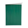 Casuta de gradina pentru depozitare unelte, otel, verde, 280x130x172 cm