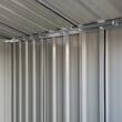 Casuta/magazie/sopron de gradina pentru depozitare unelte, cu structura baza inclusa, otel si PP, gri, 152x132x188 cm