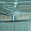 Casuta/magazie/sopron de gradina pentru depozitare unelte, cu structura baza inclusa, otel si PP, verde, 258x206x178 cm