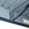 Casuta/magazie/sopron de gradina pentru depozitare unelte, cu structura baza inclusa, otel si PP, verde, 261x131x182 cm