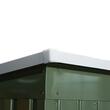 Casuta/magazie/sopron de gradina pentru depozitare unelte, cu structura baza inclusa, otel, verde, 213x130x173 cm