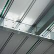Casuta/magazie/sopron de gradina pentru depozitare unelte, otel, verde, 280x130x172 cm