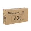 Ceas desteptator, multifunctional, 4 in 1, cu LED, oglinda, negru, 18.5x4x7.5 cm, Izoxis