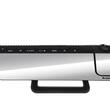 Ceas desteptator, multifunctional, 4 in 1, cu LED, oglinda, negru, 18.5x4x7.5 cm, Izoxis