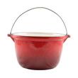 Ceaun fonta emailat, 3 L, cu lingura de lemn
