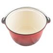 Ceaun fonta emailat, 3 L, cu lingura de lemn