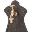 Chiuveta de gradina, aluminiu, maro, 25x11.5x41.5 cm, Strend Pro