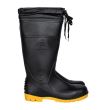 Cizme cauciuc de iarna, O1, SRC, negre, marimea 41