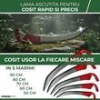 Coasa manuala completa, coada metalica 148 cm, lama 70 cm, Strend Pro