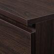 Comoda pentru TV, placa laminata, 4 rafturi, stejar Wenge, 160x40x33.4 cm