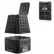Compostor de gradina, 850 L, negru, Evoblack 