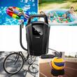 Compresor aer auto, Xtrobb, 12 V, 150 PSI, 10 bar, cu manometru, afisaj LCD, 15x7.5x25 cm