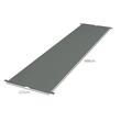 Copertina/acoperis de rezerva pentru pergola gradina, impermeabila, cu curele, gri inchis, 488x122 cm
