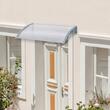 Copertina marchiza, PVC si aluminiu, gri, 140x70x21 cm
