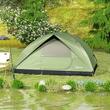 Cort camping, 2-3 persoane, impermeabil, cu geanta, verde, 205x275x135 cm