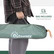 Cort camping, 2 persoane, cu geanta, verde, 206x185x120 cm