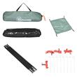Cort camping, 2 persoane, cu geanta, verde, 206x185x120 cm