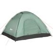 Cort camping, 2 persoane, cu geanta, verde, 206x185x120 cm